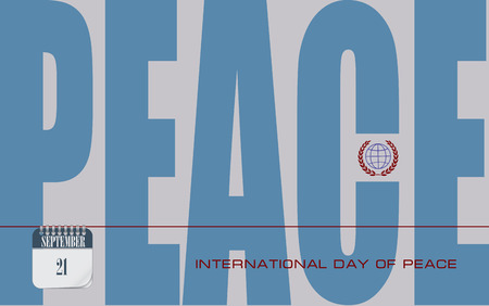 Post Card for International Day of Peaceのイラスト素材