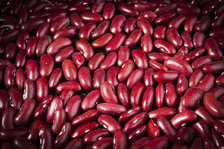 Photo shot of red beans background. Texture