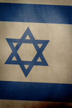 The central part of the flag of the state of Israelの写真素材