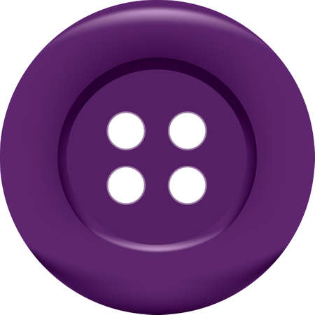 Big buttons with four holes. Vector illustrationのイラスト素材