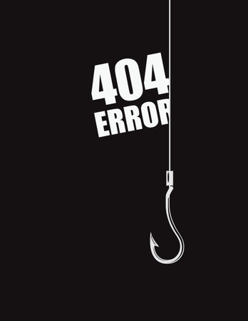 Poster for an ineffective error page on a website