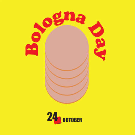 The calendar event is celebrated in october - Bologna Dayのイラスト素材