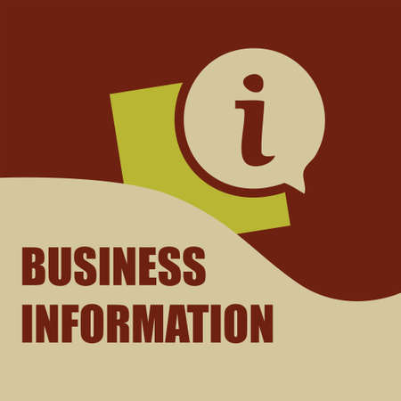 Simple informational poster to promote business. Vector illustration.のイラスト素材