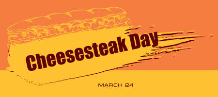 Card for event march day - National Cheesesteak Day