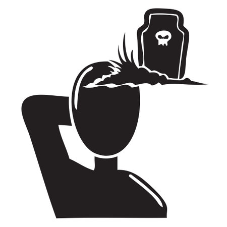 Remember death as a way of life. Vector illustrationのイラスト素材