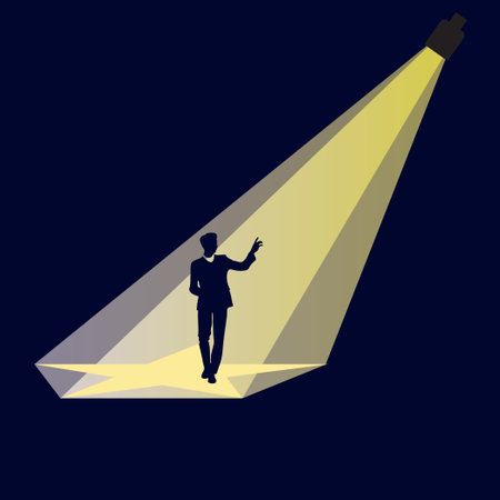 Illustration for the theme of manifestation and recognition of Unique Talentのイラスト素材