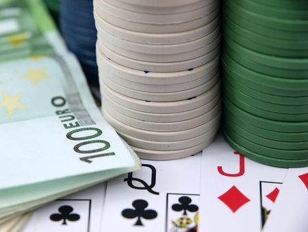 Poker chipsの写真素材