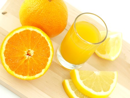 Orange juiceの写真素材