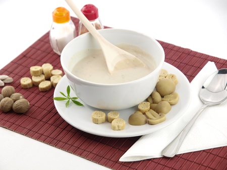 Mushroom soupの写真素材