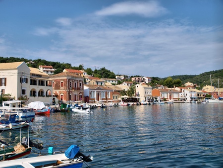 Paxoi island in Greece at summer の写真素材