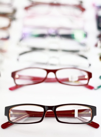 Collection of modern medical eyeglassesの写真素材