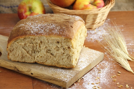 Loaf of fresh breadの写真素材