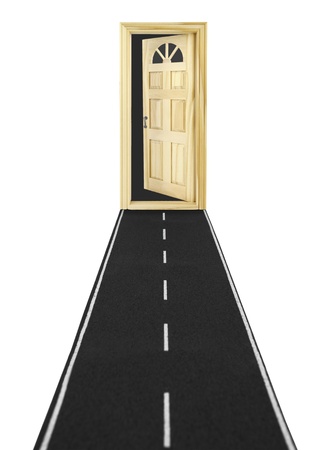 Door to unknownの写真素材