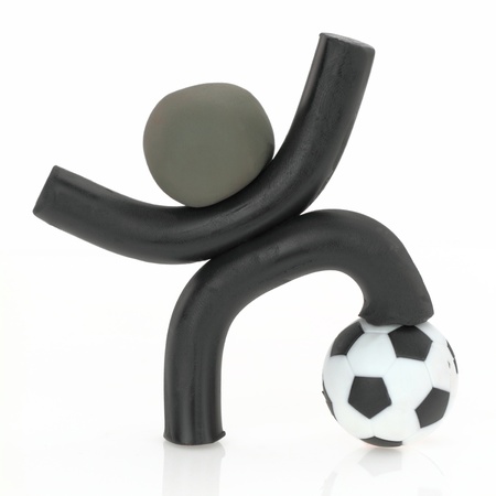 Mini football playerの写真素材
