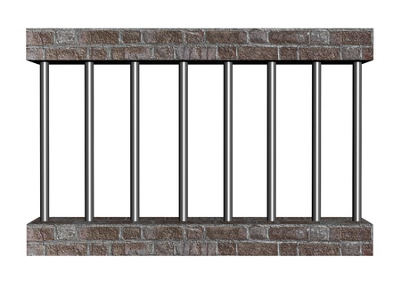 Prison barsの写真素材