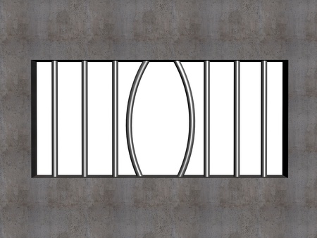 Escape from prisonの写真素材