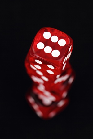 Red dicesの写真素材