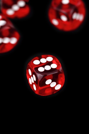 Red dicesの写真素材