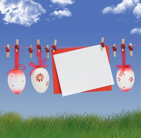 Easter card の写真素材
