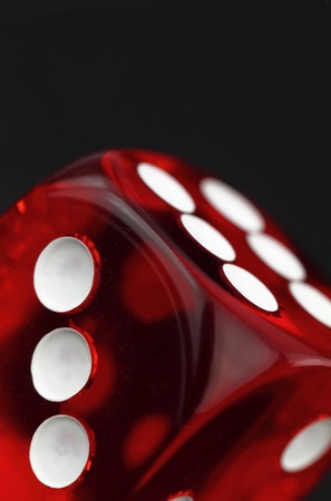 Red diceの写真素材