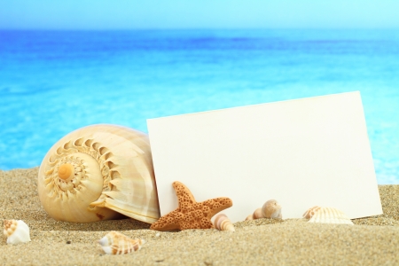 Summer cardの写真素材