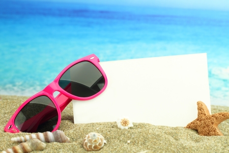 Summer cardの写真素材