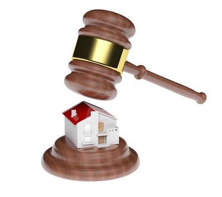 Real estate auction の写真素材