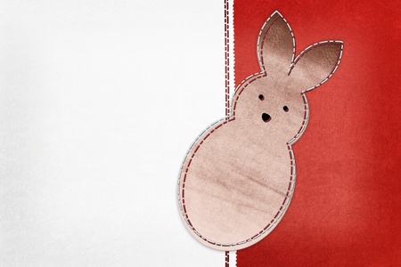 Easter bunny cardの写真素材