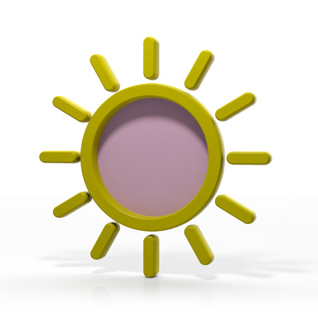 Weather forecast 3d iconの写真素材