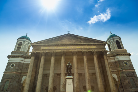 Budapest Hungary, Basilica of Esztergomの写真素材