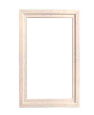 Photo frame empty isolated on white transparent backgroundの写真素材