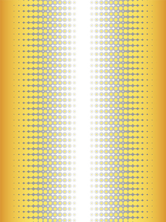 Halftone orange background のイラスト素材