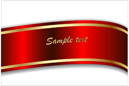 Red ribbon のイラスト素材