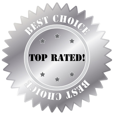 Silver labelのイラスト素材