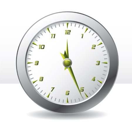 Analog wall clock のイラスト素材