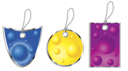  Bubble labels setのイラスト素材