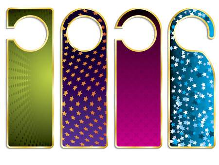 Don't disturb labelsのイラスト素材