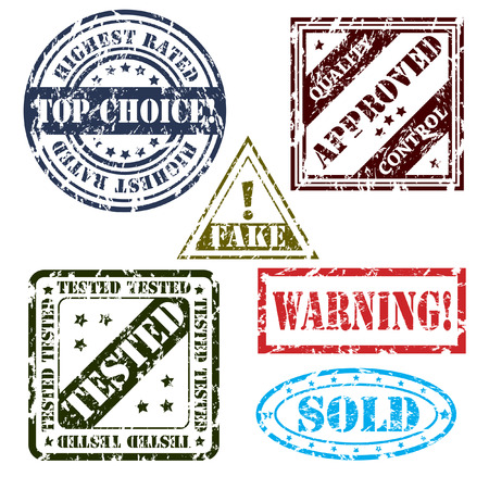 Stamp collectionのイラスト素材