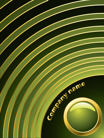 Green rippleのイラスト素材