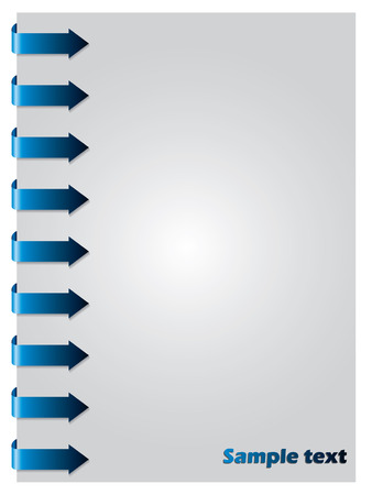 Blue arrows from sideのイラスト素材