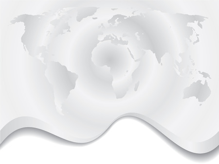 Gray ripple map のイラスト素材