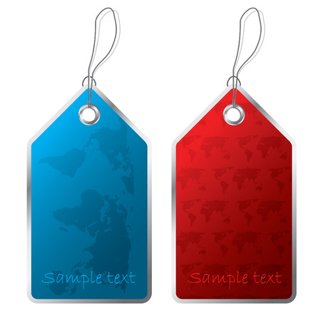 World map labelsのイラスト素材