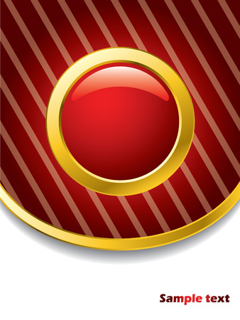 Striped brochure designのイラスト素材