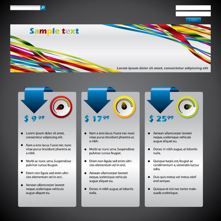 Download subscription websiteのイラスト素材