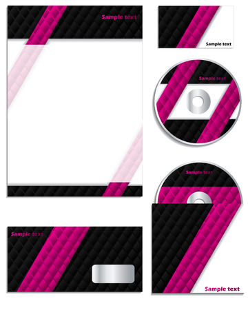 Diamond business setのイラスト素材