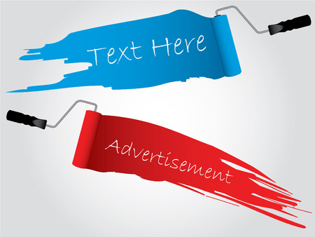 Painting on backgroundのイラスト素材