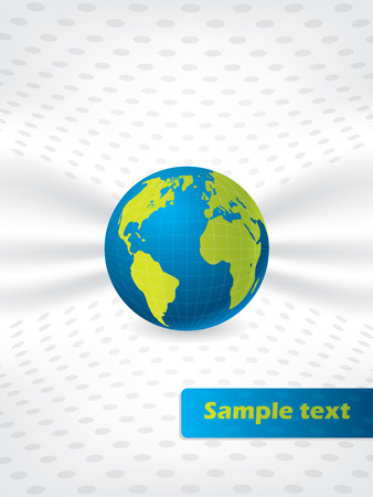 Abstract globe brochure designのイラスト素材