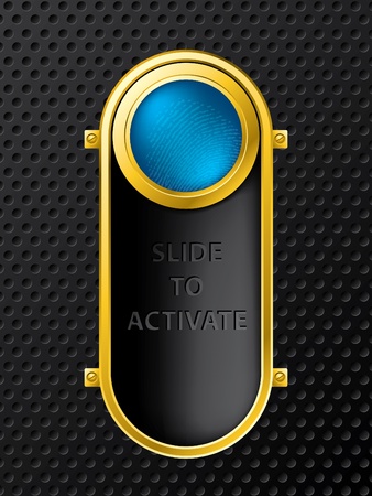 Slide to activate function background designのイラスト素材
