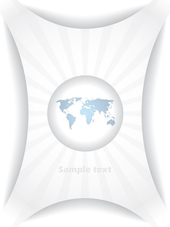 Cool brochure design with light colors and shadowsのイラスト素材