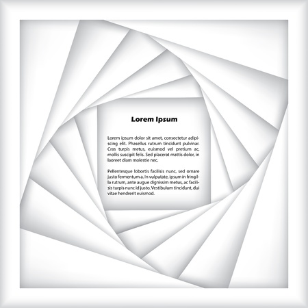 Abstract background design with 3d squares and shadowsのイラスト素材